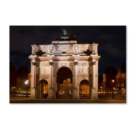 Michael Blanchette Photography 'Arc De Triomphe' Canvas Art,12x19